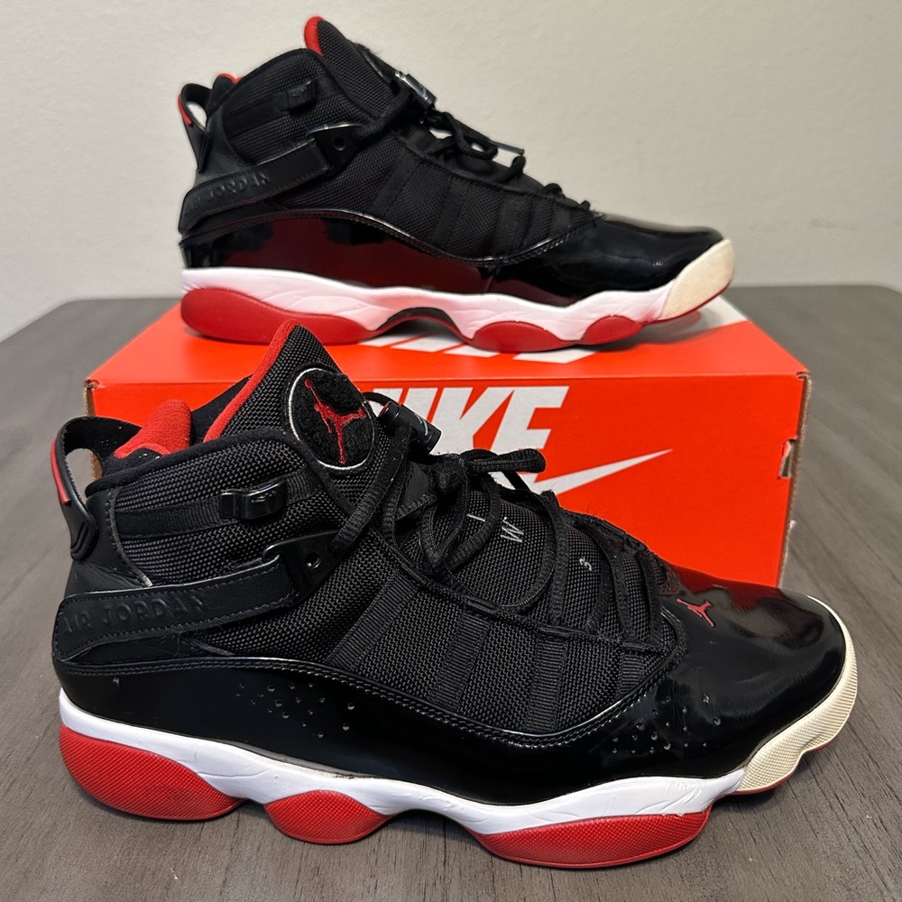SOLD - Nike Air Jordan 6 Rings ‘Bred’ Varsity Red